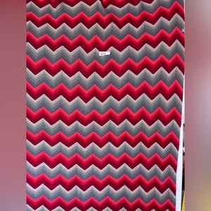 Vintage Knit Handmade Throw Blanket 68’’X 47’’